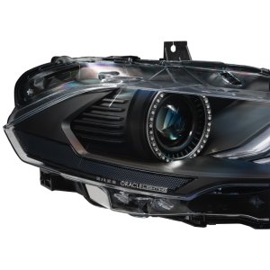 Ford Mustang Headlight Assembly - ORACLE Lighting - Black Series - Dynamic ColorSHIFT - `18-`23